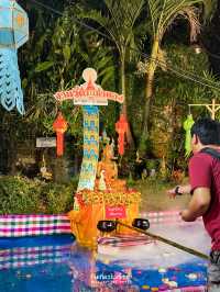 ลอยกระทงท่ามกลางบรรยากาศงานวัดย้อนยุคกลางกรุง 
