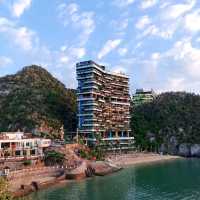 Beautiful Morning Sunrise and Delicious Breakfast at Flamingo Cat Ba Resorts