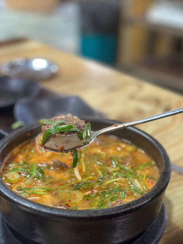 전주, 고소한 피순대국밥 맛집