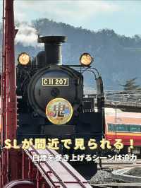 【栃木×鬼怒川】間近でSLが見られる駅  白煙を巻き上げるシーンは迫力！