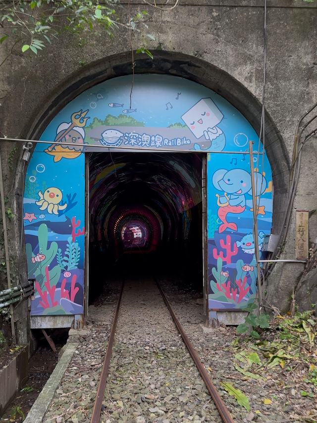 A Coastal Symphony: Shenao Rail Bike and the Rainbow Tunnel Ride
