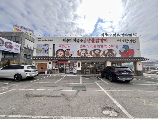 개수리막국수