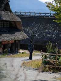 西湖いやしの里根場 🏯🍃 昔ながらの茅葺き屋根の風景に癒される