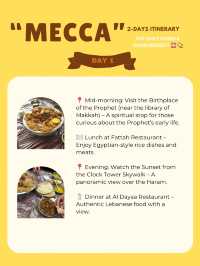 Mecca itinerary 