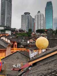 網紅打卡景點-重慶十八梯傳統風貌區