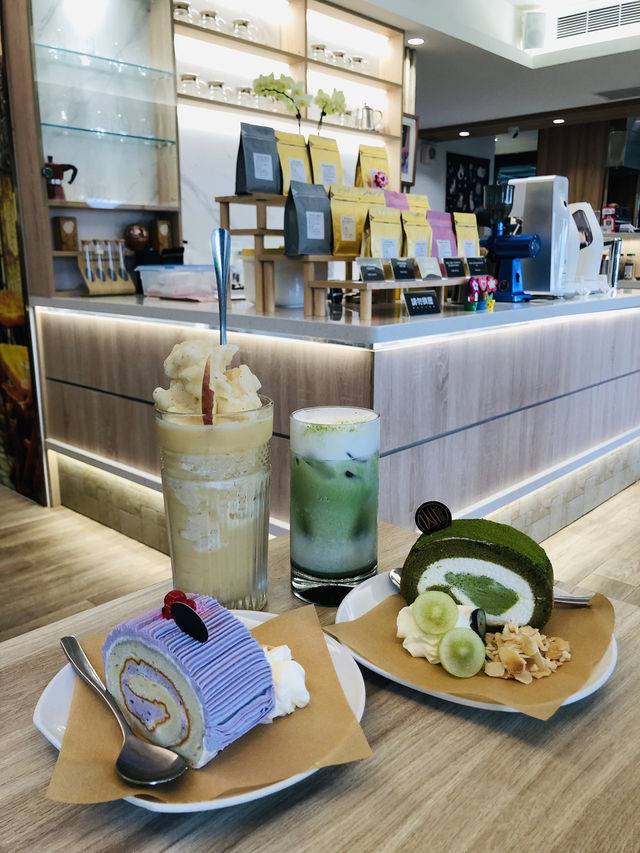 很舒適🥳一望無際風景的咖啡店☕️