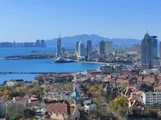 信號山公園俯看青島市景