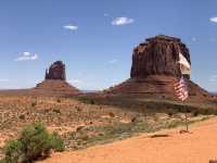 Monument Valley Navajo Tribal Park on a Spring Day: Desert Heat and Timeless Beauty