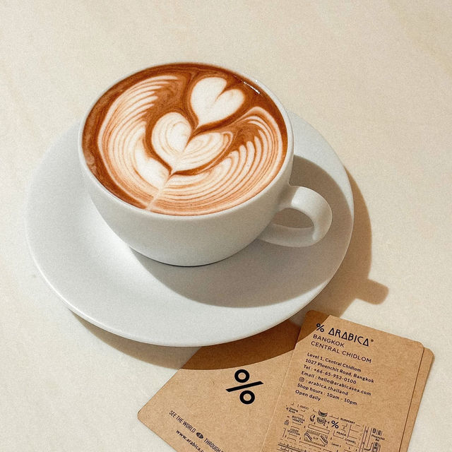 % Arabica • Central Chidlom, BKK
