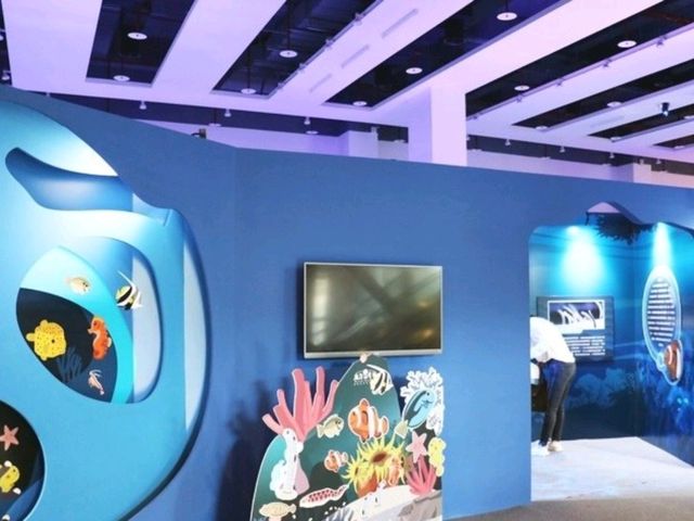 國立海洋科技博物館以基隆室內展覽，可以讓小朋友玩遊戲和手工DIY活動