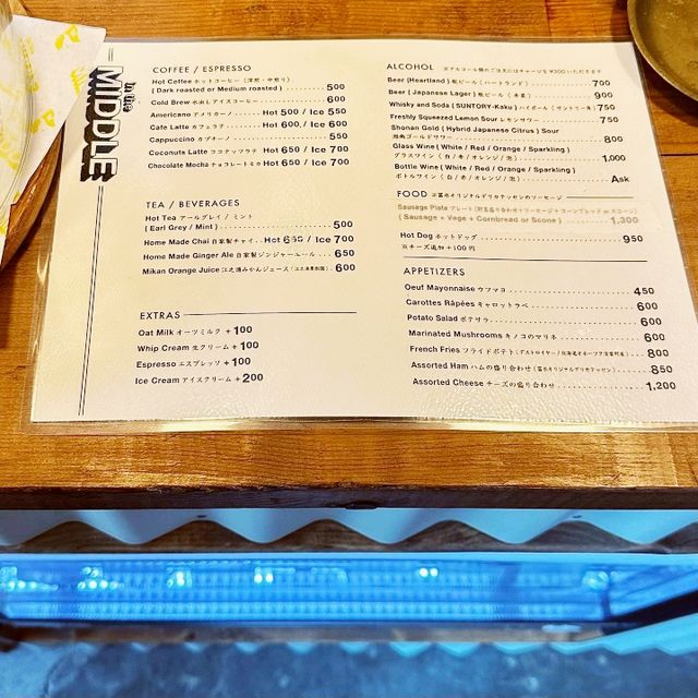 In the MIDDLE cafe