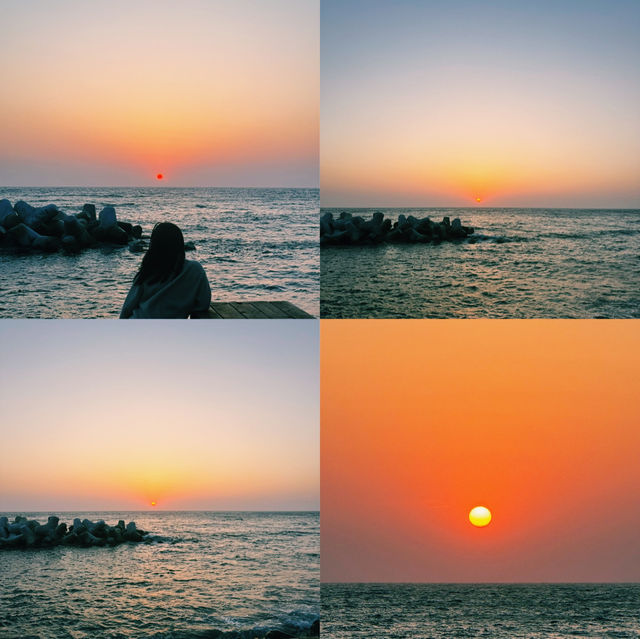 울릉도 노을, 전망대에서 바라본 그 찬란한 순간