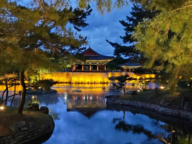 【韓国】慶州　東宮（トングン）と月池（ウォルチ）
