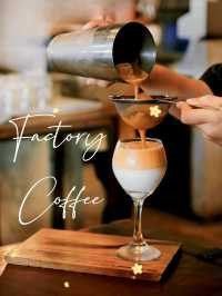 「Factory Coffee」🇹🇭| 咖啡冠軍工業風咖啡店☕️ 