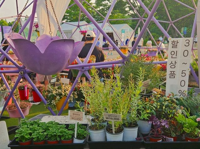 Strolling around Boramae where the Seoul International Garden Festival 