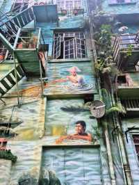 The murals at the KL River of Life