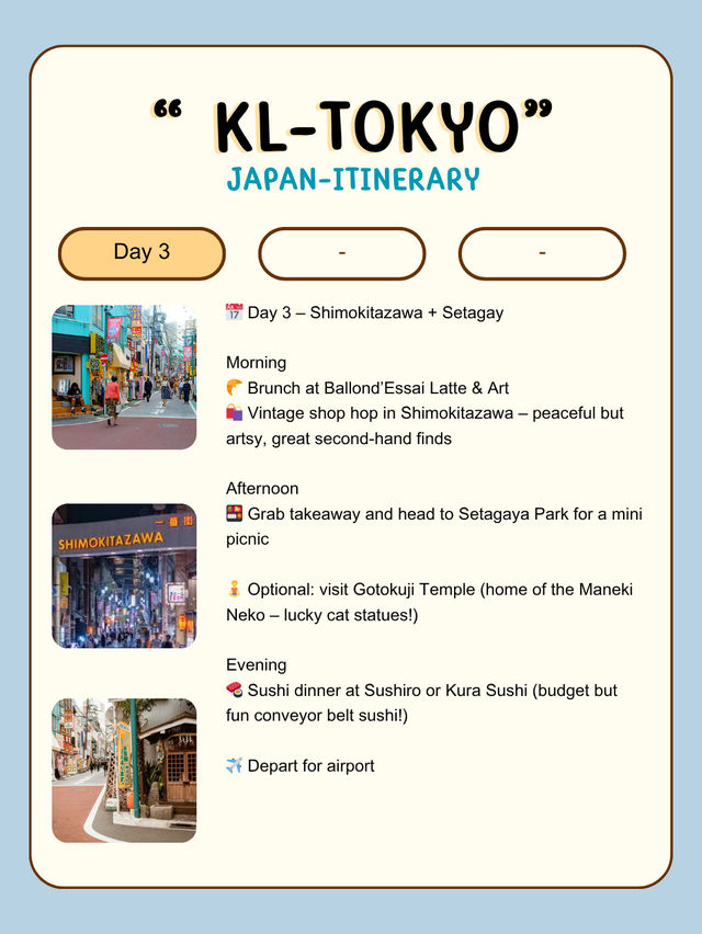 KL to Tokyo : Best plan travel spots  KL to Tokyo : Best plan travel spots