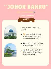  Johor Bahru Itinerary: Budget Traveller’s Guide 💸🚌 