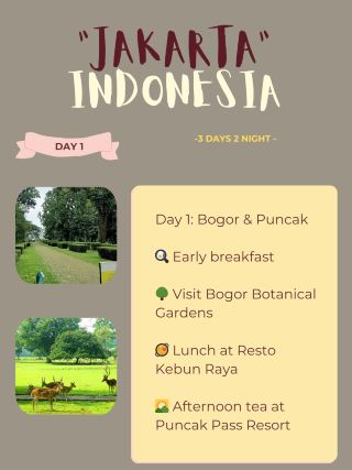 🇮🇩 Itinerary Jakarta 20: Perjalanan Sehari dari Jakarta 🚗🌄
