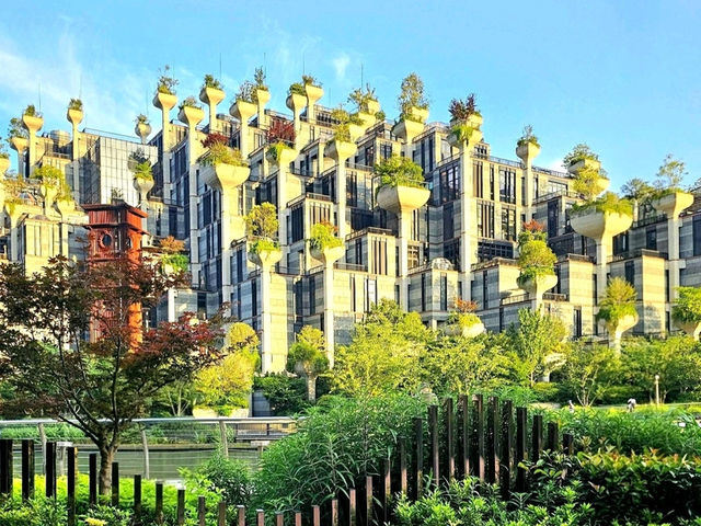 A Living Landmark at Tian An 1000 Trees Shanghai