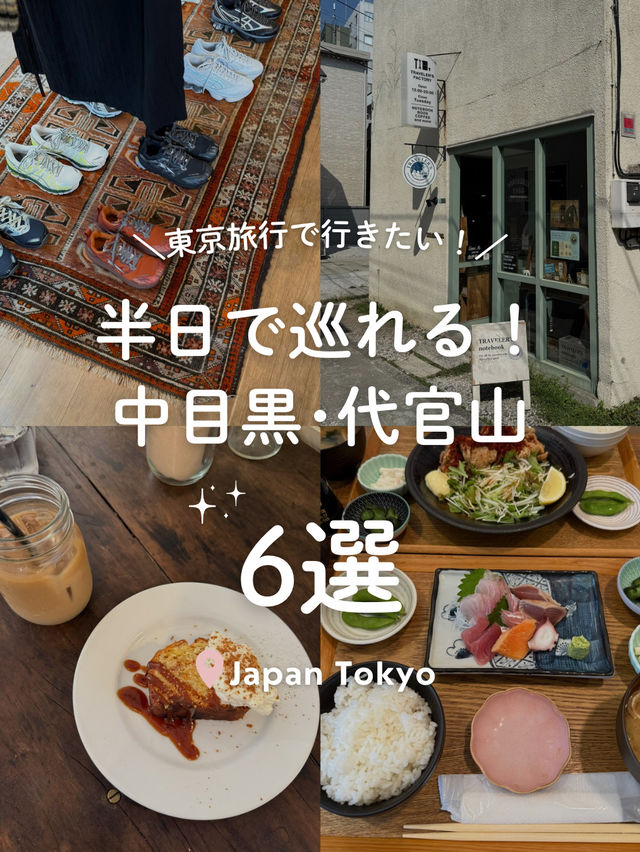 【 東京🗼中目黒･代官山 】半日あれば巡れます！