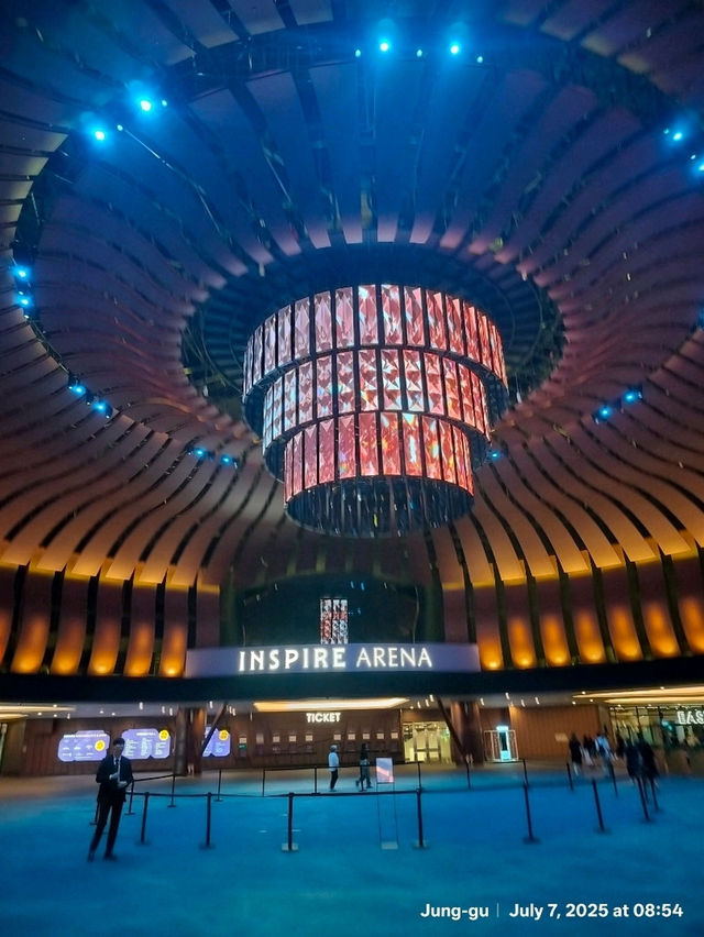 เชคอินที่ Inspire Arena เชคอินที่ Inspire Arena