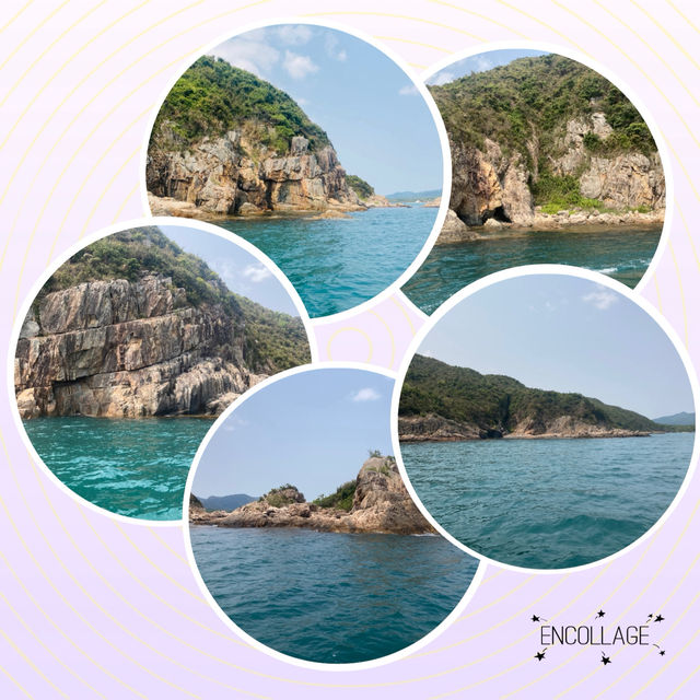 香港出海看岩石