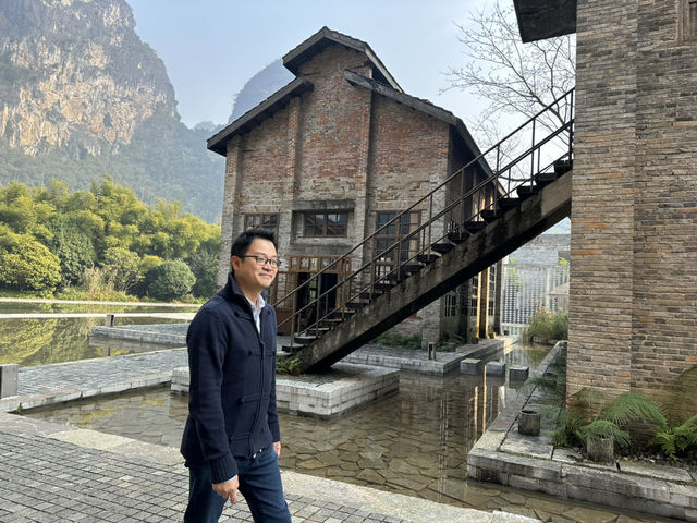 在陽朔的工廠住了三天