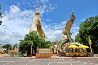 Hãy đến viếng thăm và tỏ lòng kính trọng tại chùa Wat Phra That Nong Bua.
