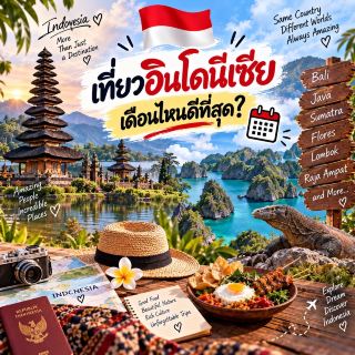 🇮🇩 What is the best month to visit Indonesia? 🗓️
