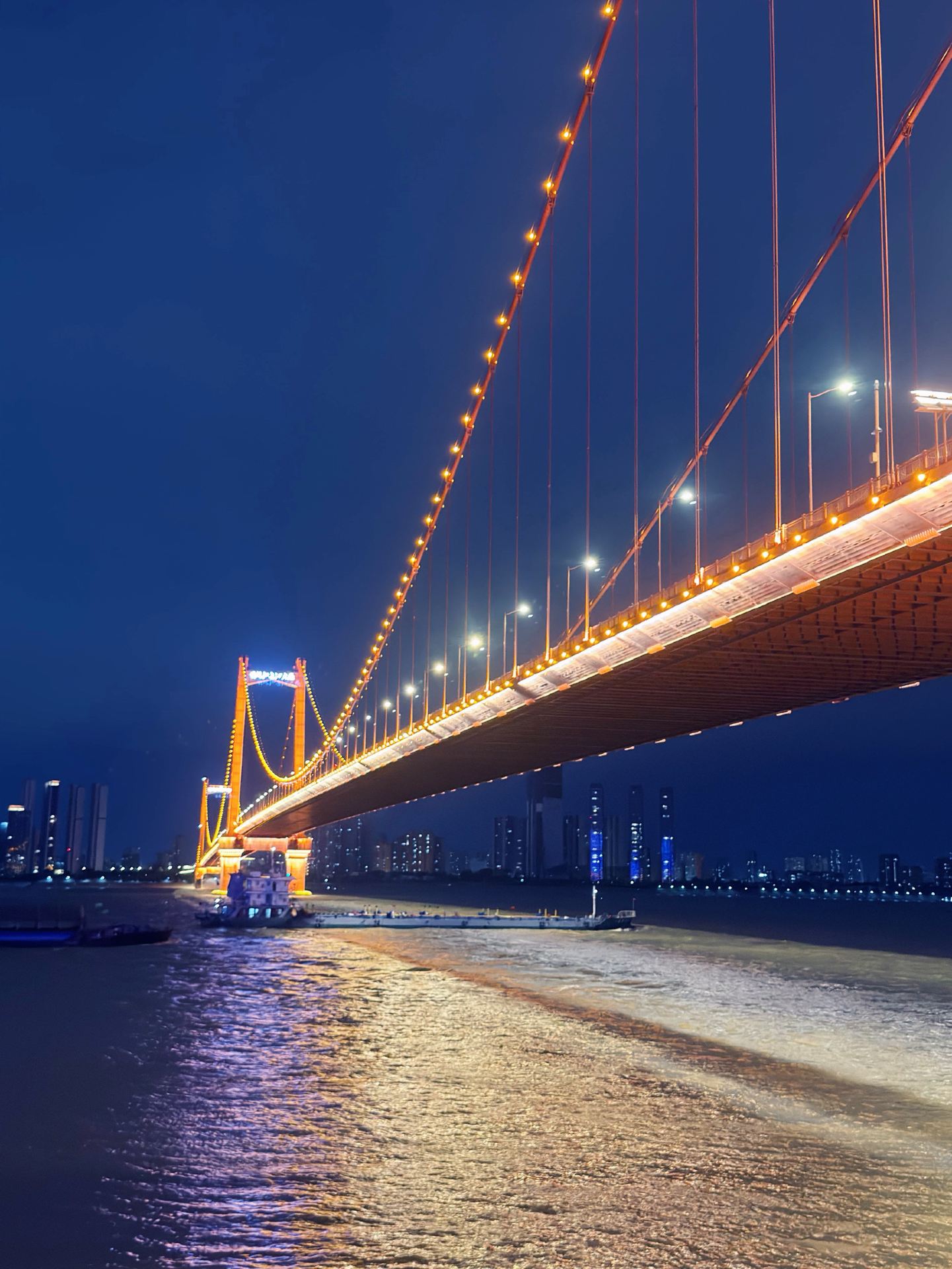 🌉 A Relaxing Walk by Yingwuzhou Yangtze River Bridge, Wuhan