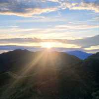 Sunrise on the great wall.