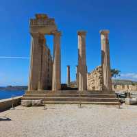 Stunning Lindos Acropolis in Rhodes