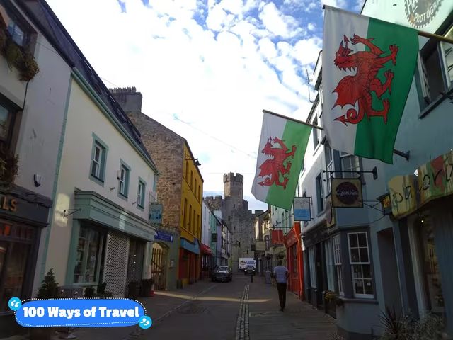 <威爾斯親王的誕生地 - 卡納芬城堡 (Caernarfon Castle)>