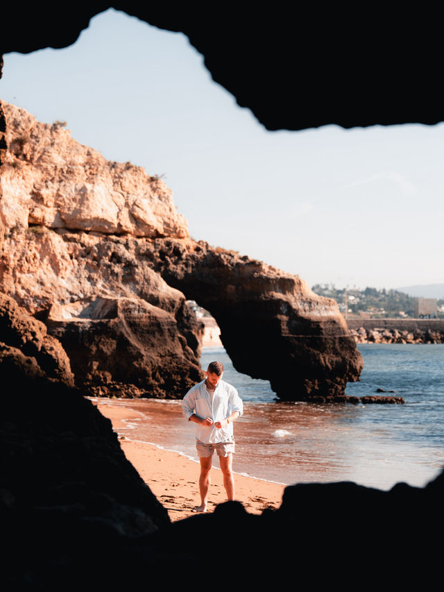 Golden Hour Magic at Praia dos Estudantes — Perfect Photo Spot in Lagos