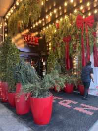 Walking places with night life in Arbat street Moscow