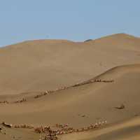 Crescent Moon Lake in Dunhuang… stunning