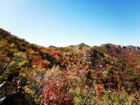 遼寧北票大黑山，蒙遼交界的綠島，秋色醉人