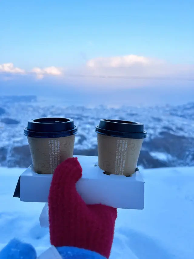 Classic one-day tour route to Tengu Mountain in Otaru, Hokkaido