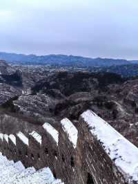 金山嶺長城龍年第一場雪