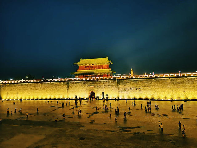 拍攝夜景的好地方正定古城