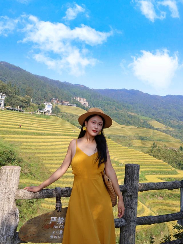 桂林龍脊梯田！住進秋天的童話裏。