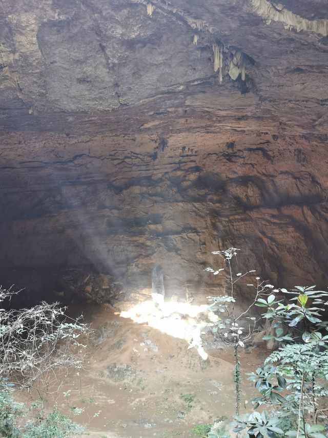 弄響天坑，陽光不會遺漏的地方。。