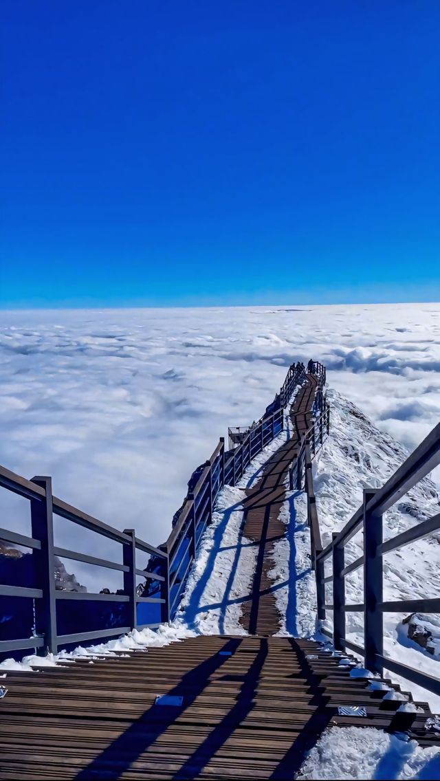 轎子雪山下雪了一日遊攻略放這裡了。