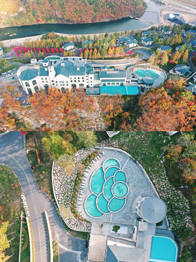 北方溫泉度假酒店，美景加持以為在北歐。