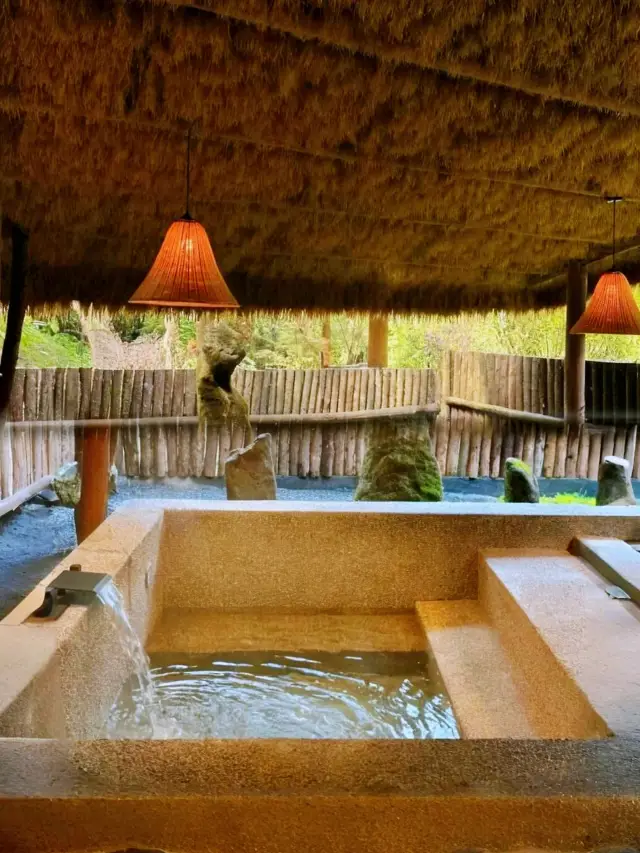 Forest Hot Spring Retreat: A Healing Moment in a Secluded Courtyard 