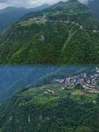 膽小慎入！浙中川藏線旁竟藏着個「懸崖村」
