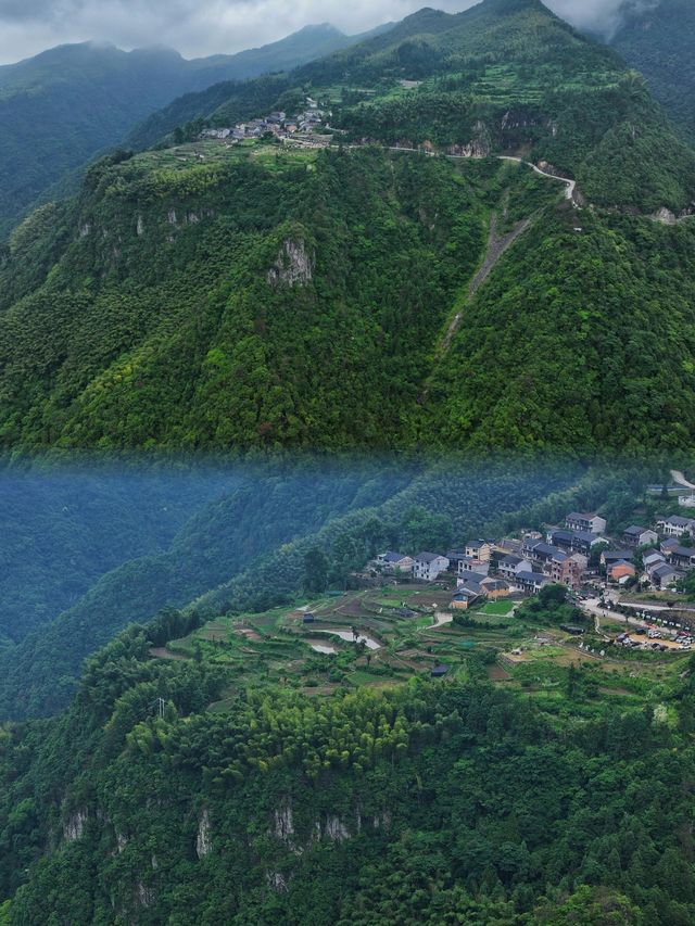 膽小慎入！浙中川藏線旁竟藏着個「懸崖村」