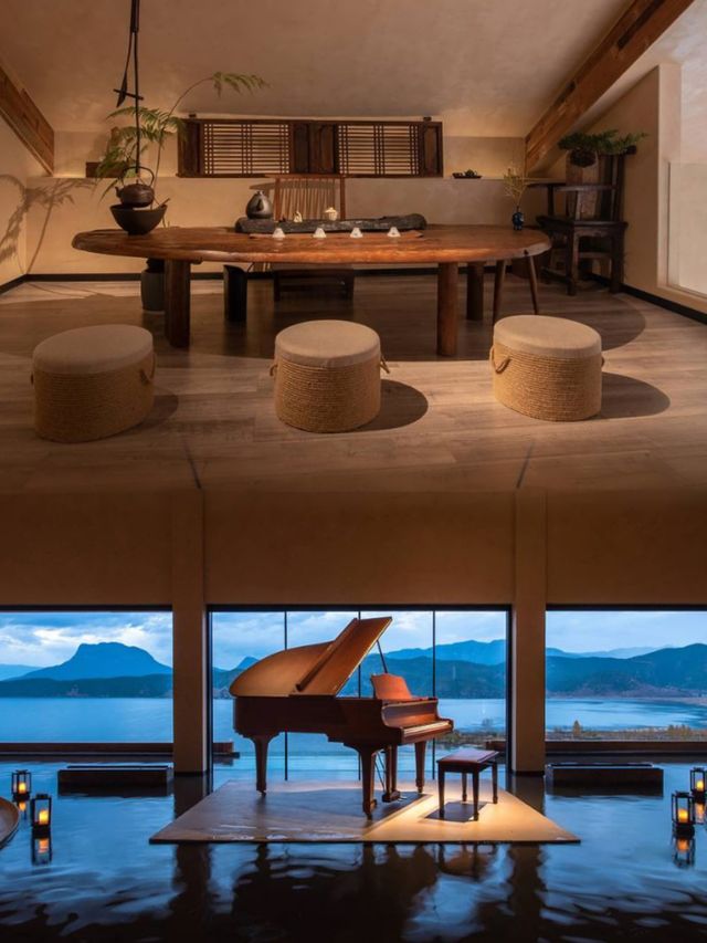 瀘沽湖嘅超豪華酒店且曼
