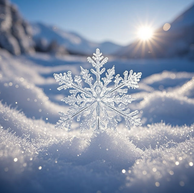 一片雪花,一抹寧靜 | 冬天的治癒瞬間 一片雪花,一抹寧靜 | 冬天的治癒瞬間